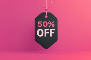 تخفیف ۵۰ درصدی همه محصولات